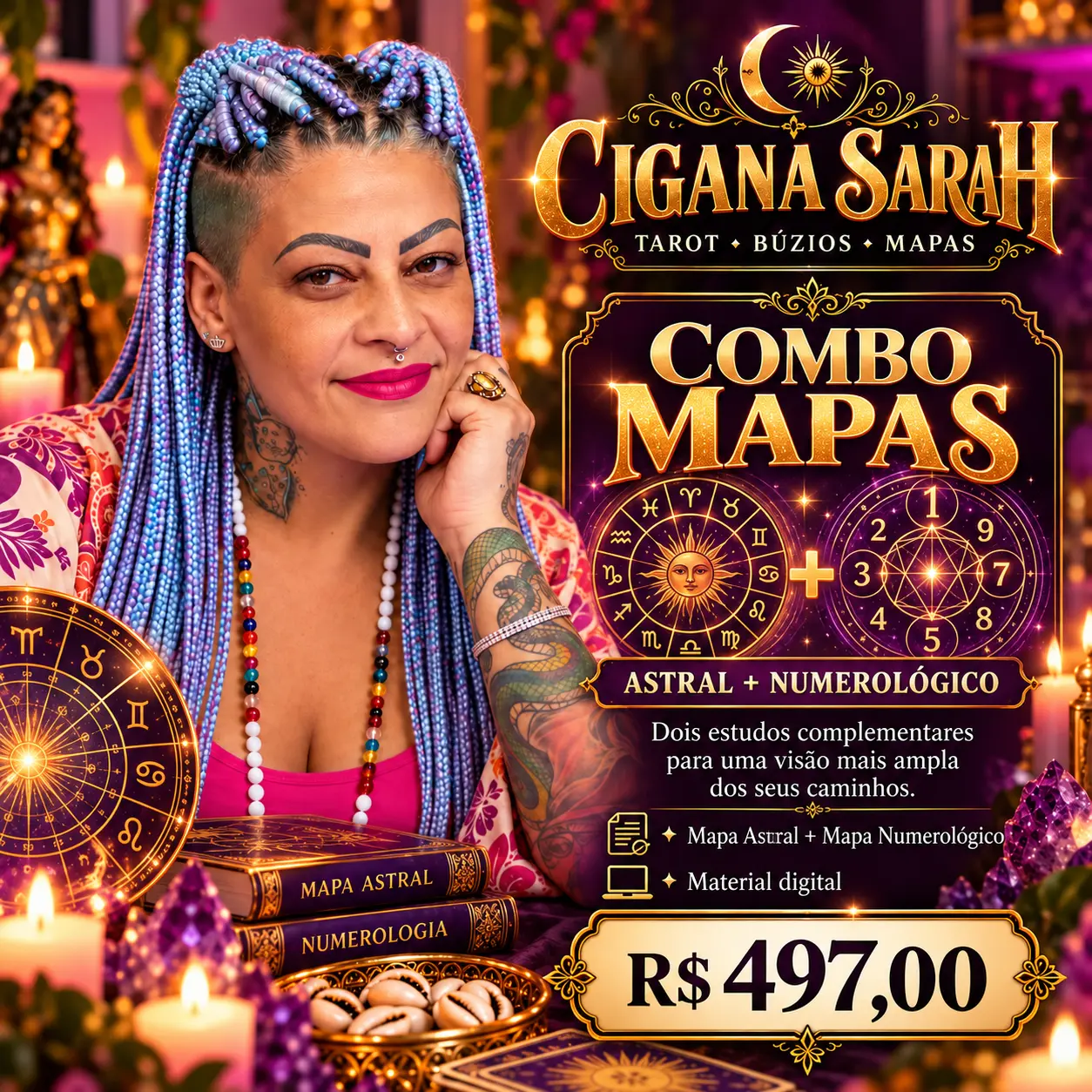 Combo Mapas Premium — Cigana Sarah