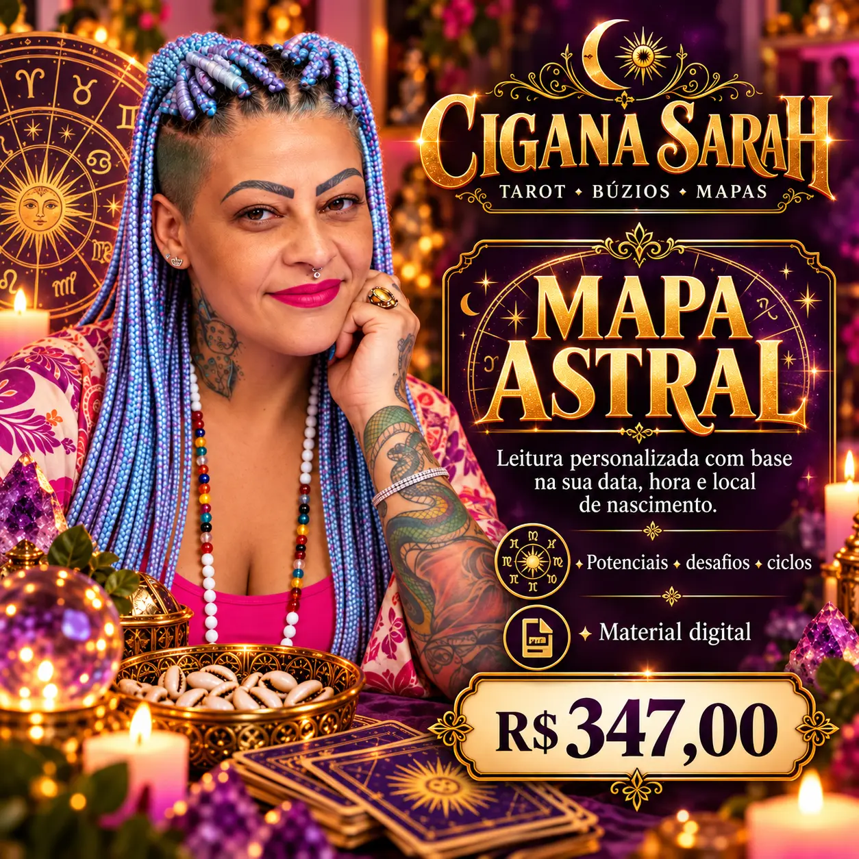 Mapa Astral Premium — Cigana Sarah