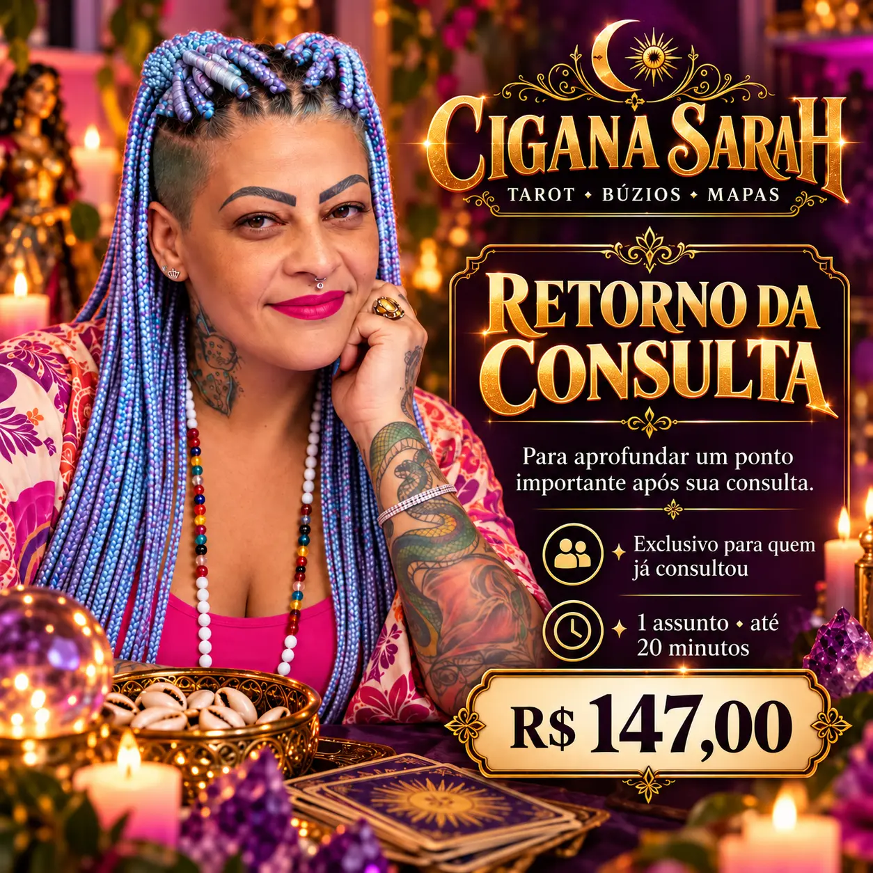 Retorno da Consulta — Cigana Sarah