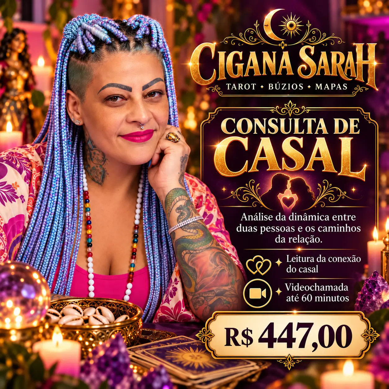 Consulta de Casal — Cigana Sarah